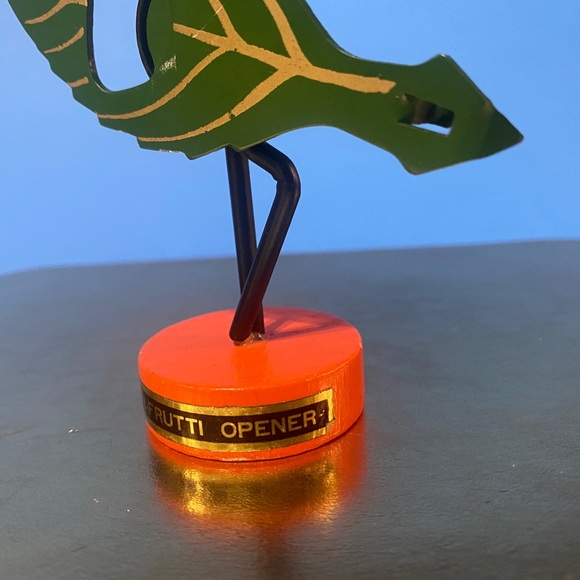 RETRO 70s JAPAN TIMBER LINE WOOD CRAFT TUTTI-FRUITTI MAGNETIC BOTTLE/ CAN OPENER - Picture 7 of 15